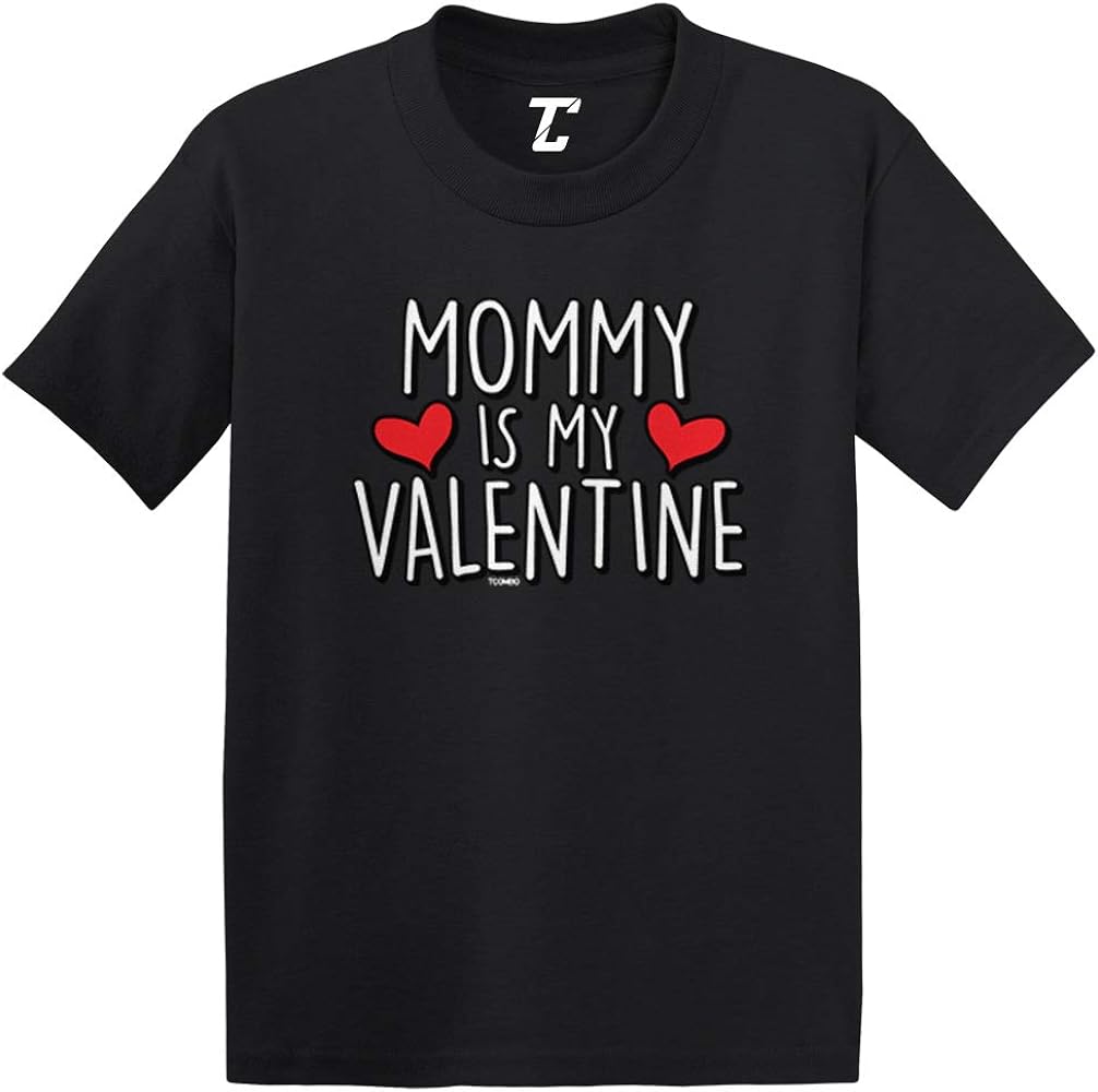 Adorable Mommy Is My Valentine Shirt For Kids