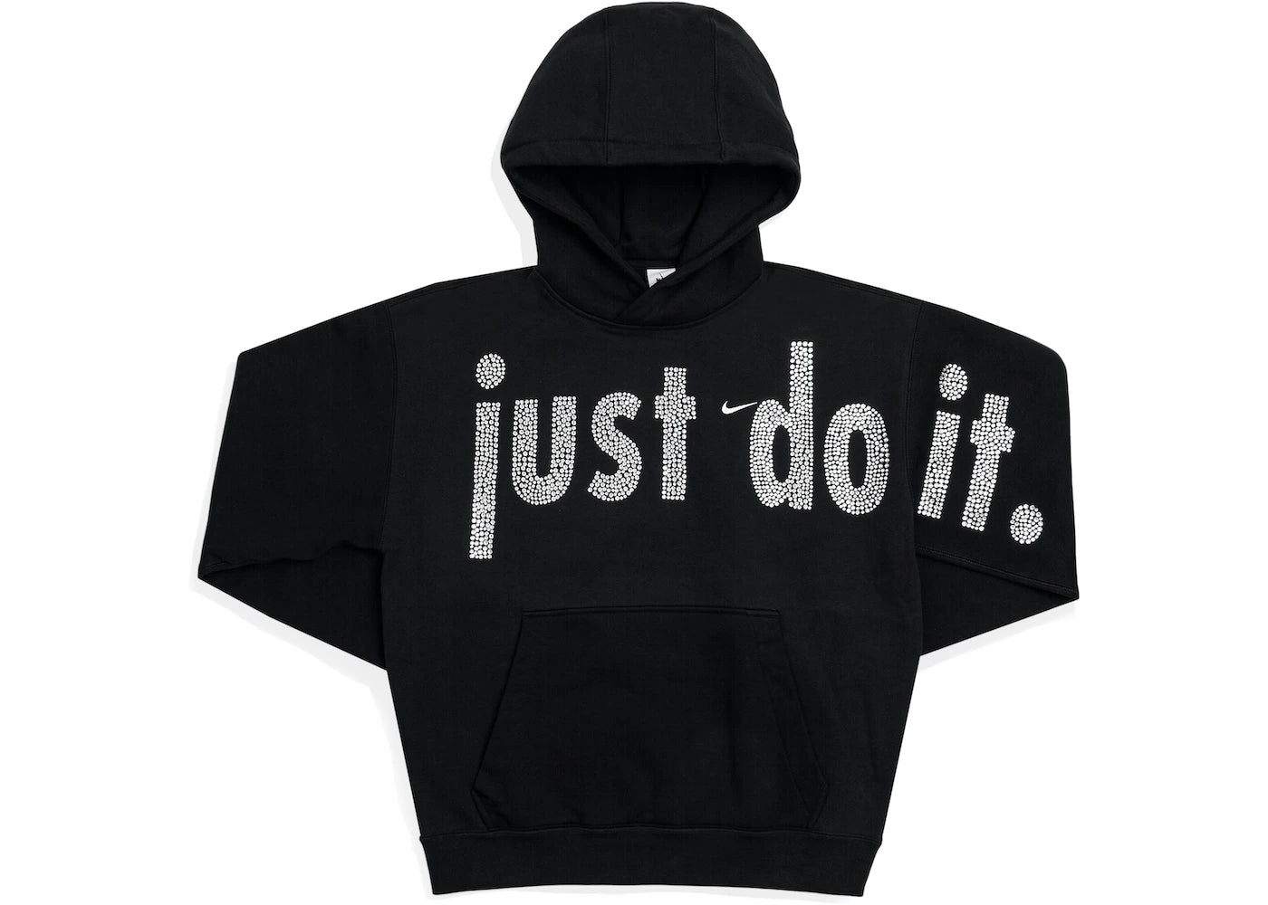 Stylish And Sparkling: The Just Do It Rhinestone Hoodie