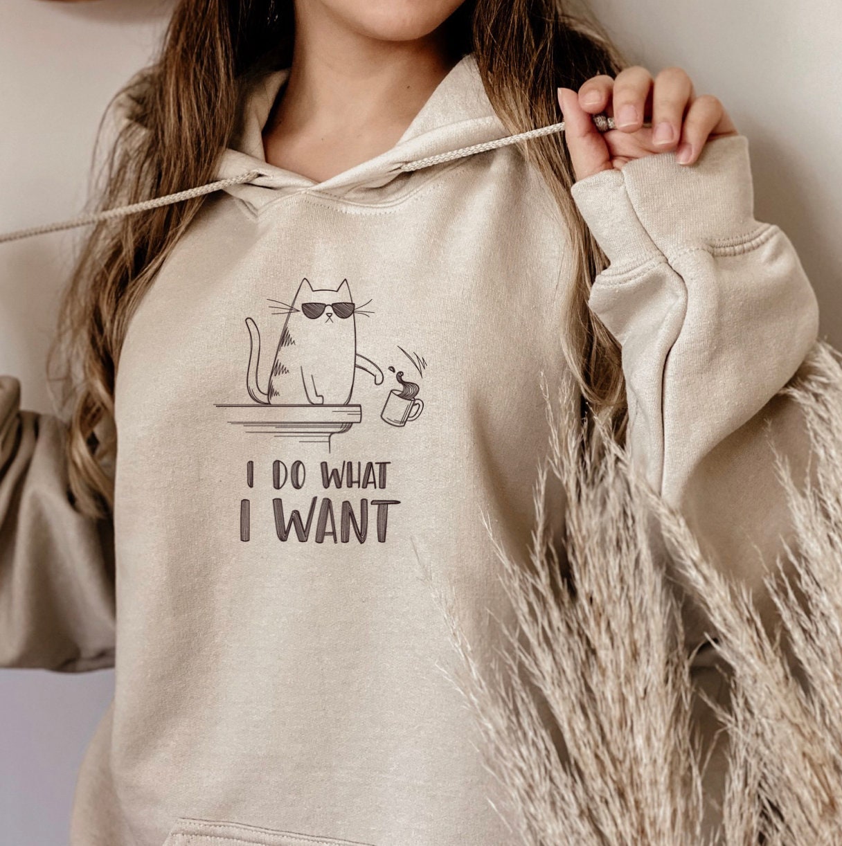 Express Your Feline Fervor With The 'I Do What I Want' Cat Hoodie