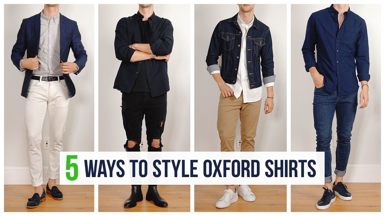 Guide On How To Wear An Oxford Shirt Stylishly