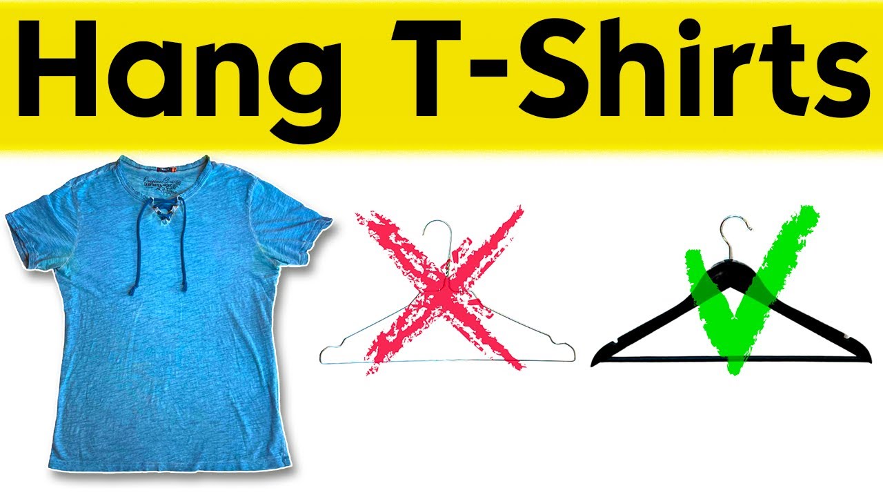 Should You Hang T Shirts?