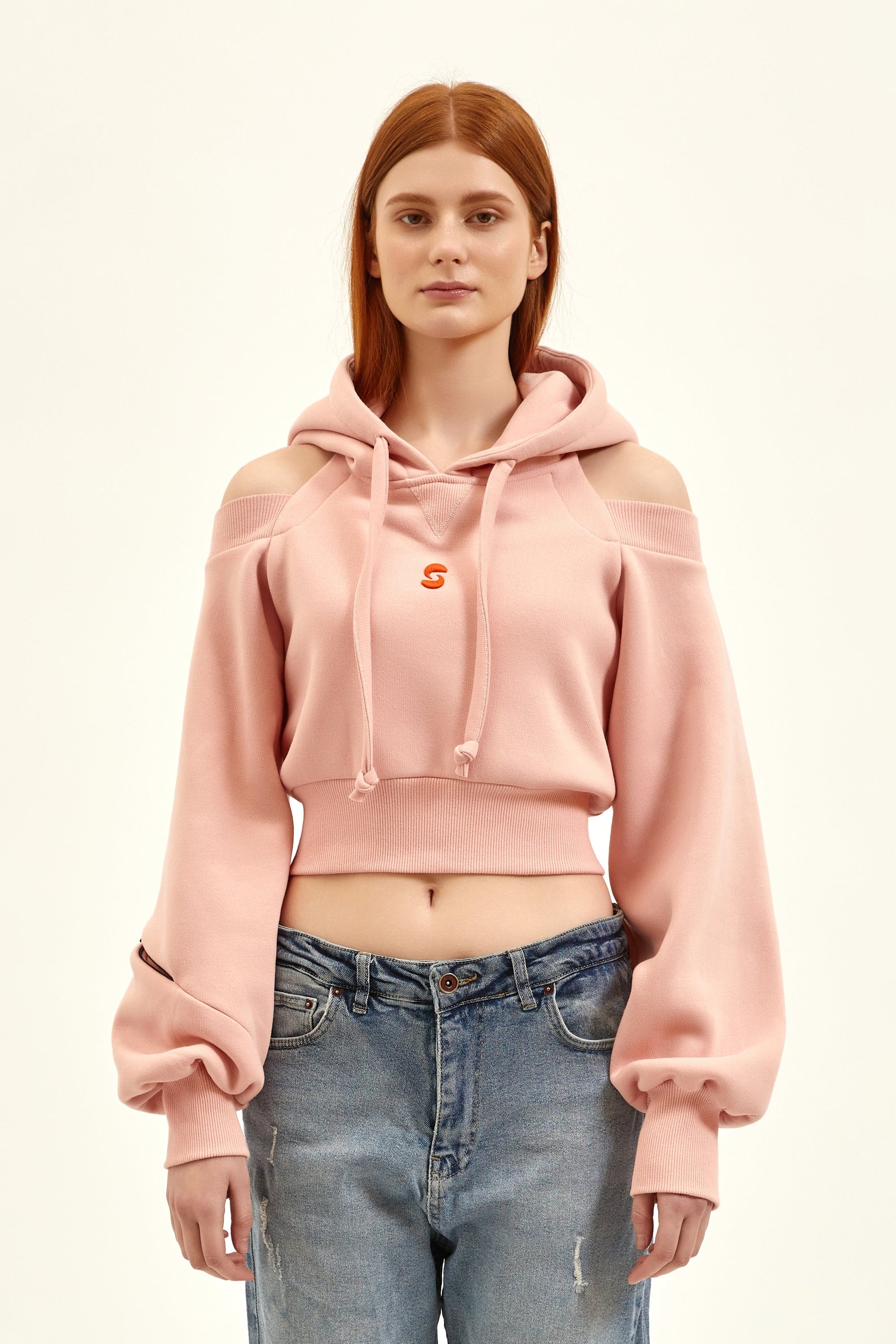Stylish And Comfortable Off Shoulder Cropped Hoodie: Your New Wardrobe Essential