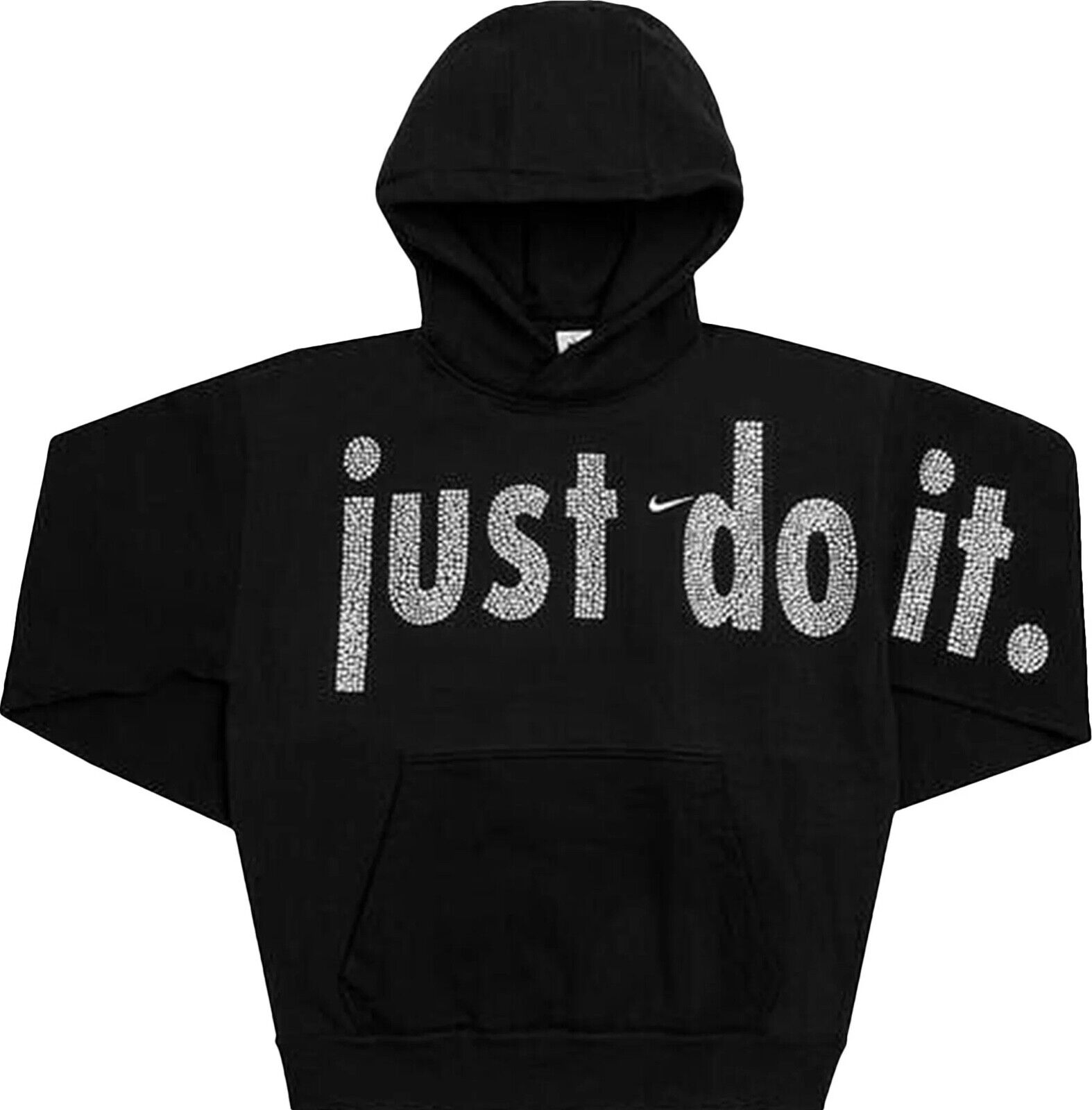 Experience Luxury And Comfort With A Just Do It Swarovski Hoodie