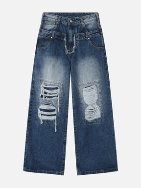 Eprezzy® - Broken Holes Jeans Streetwear Fashion - eprezzy.com
