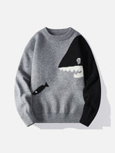 Eprezzy® - Cartoon Shark Sweater Streetwear Fashion - eprezzy.com