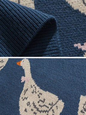 Eprezzy® - Cute Duck Knit Sweater Streetwear Fashion - eprezzy.com