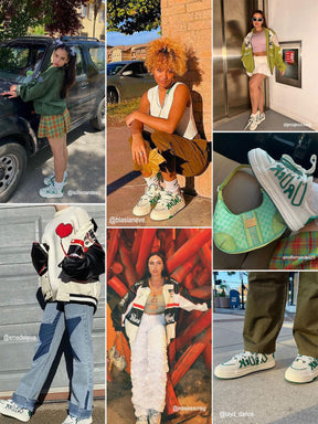 Eprezzy® - Dissolving Sole Patchwork Skate Shoes Streetwear Fashion - eprezzy.com