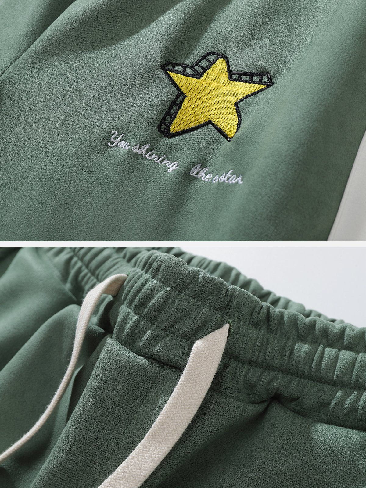 Eprezzy® - Embroidery Stereoscopic Star Pants Streetwear Fashion - eprezzy.com