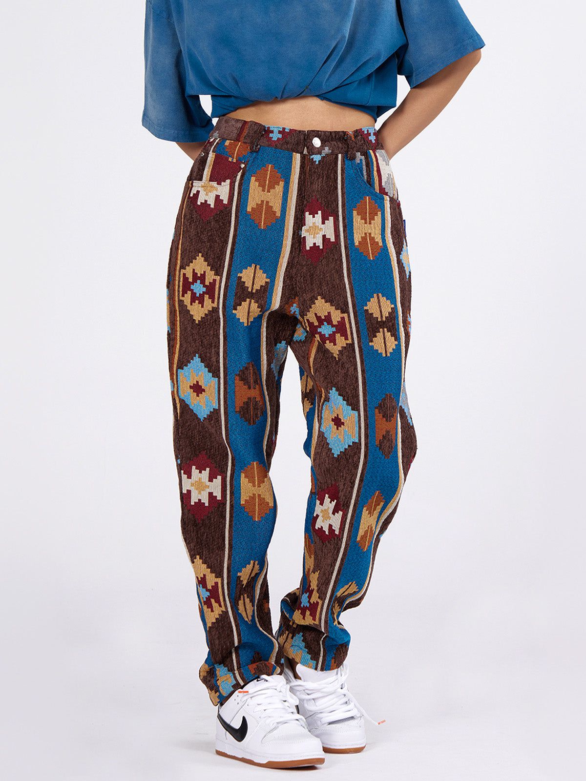 Eprezzy® - Ethnic Embroidery Pants Streetwear Fashion - eprezzy.com