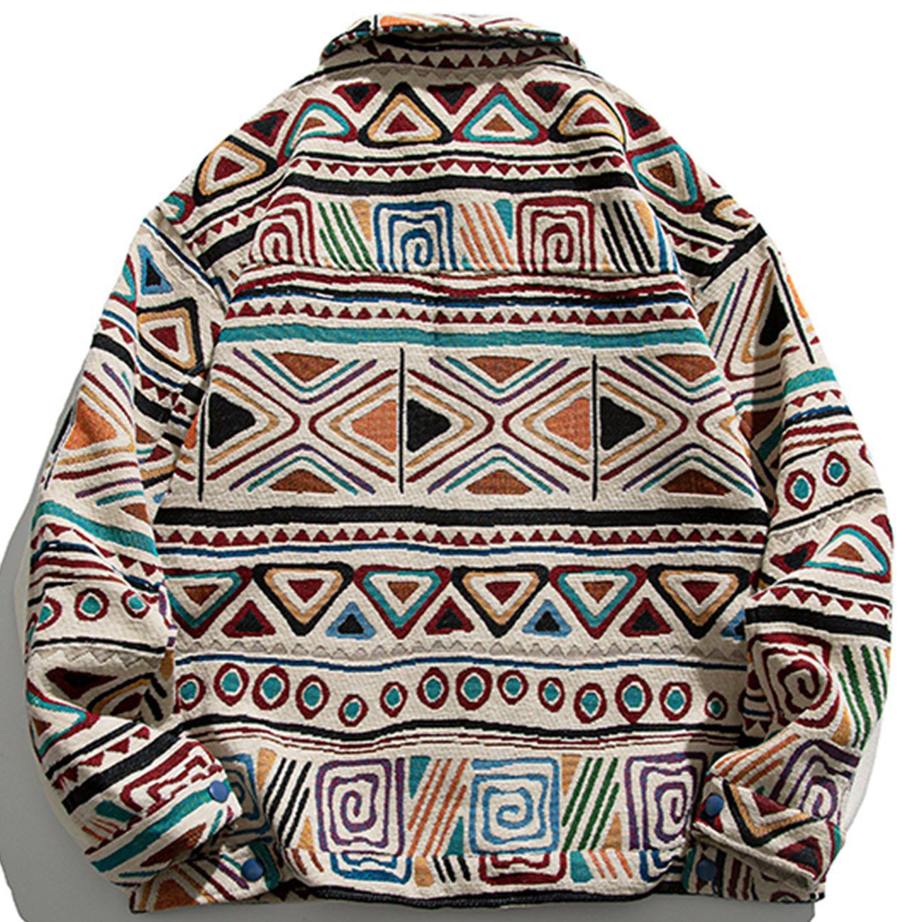 Eprezzy® - Ethnic Printing Stitching Jacket Streetwear Fashion - eprezzy.com