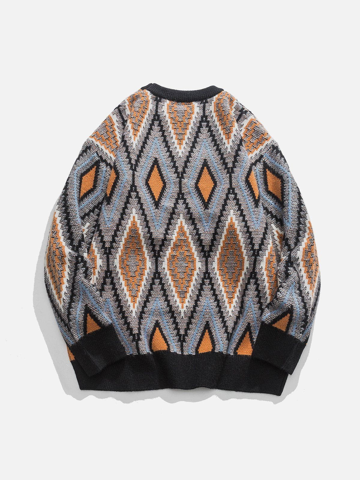 Eprezzy® - Ethnic Style Rhombus Sweater Streetwear Fashion - eprezzy.com