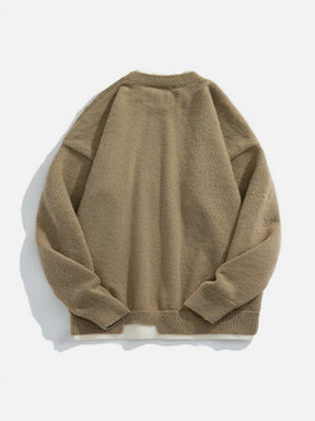 Eprezzy® - Fake Two Basic Classic Sweater Streetwear Fashion - eprezzy.com