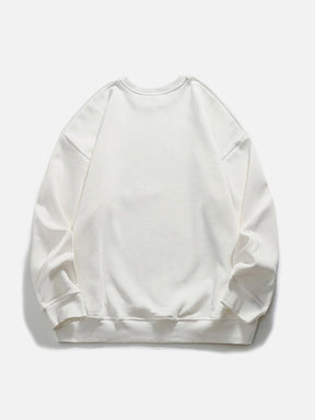 Eprezzy® - Flame Letter Sweatshirt Streetwear Fashion - eprezzy.com