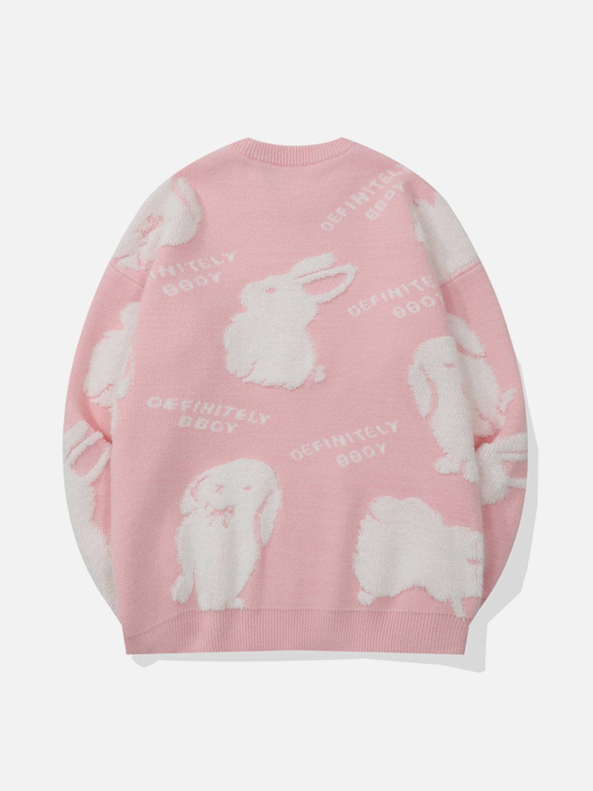 Eprezzy® - Flocked Rabbit Sweater Streetwear Fashion - eprezzy.com