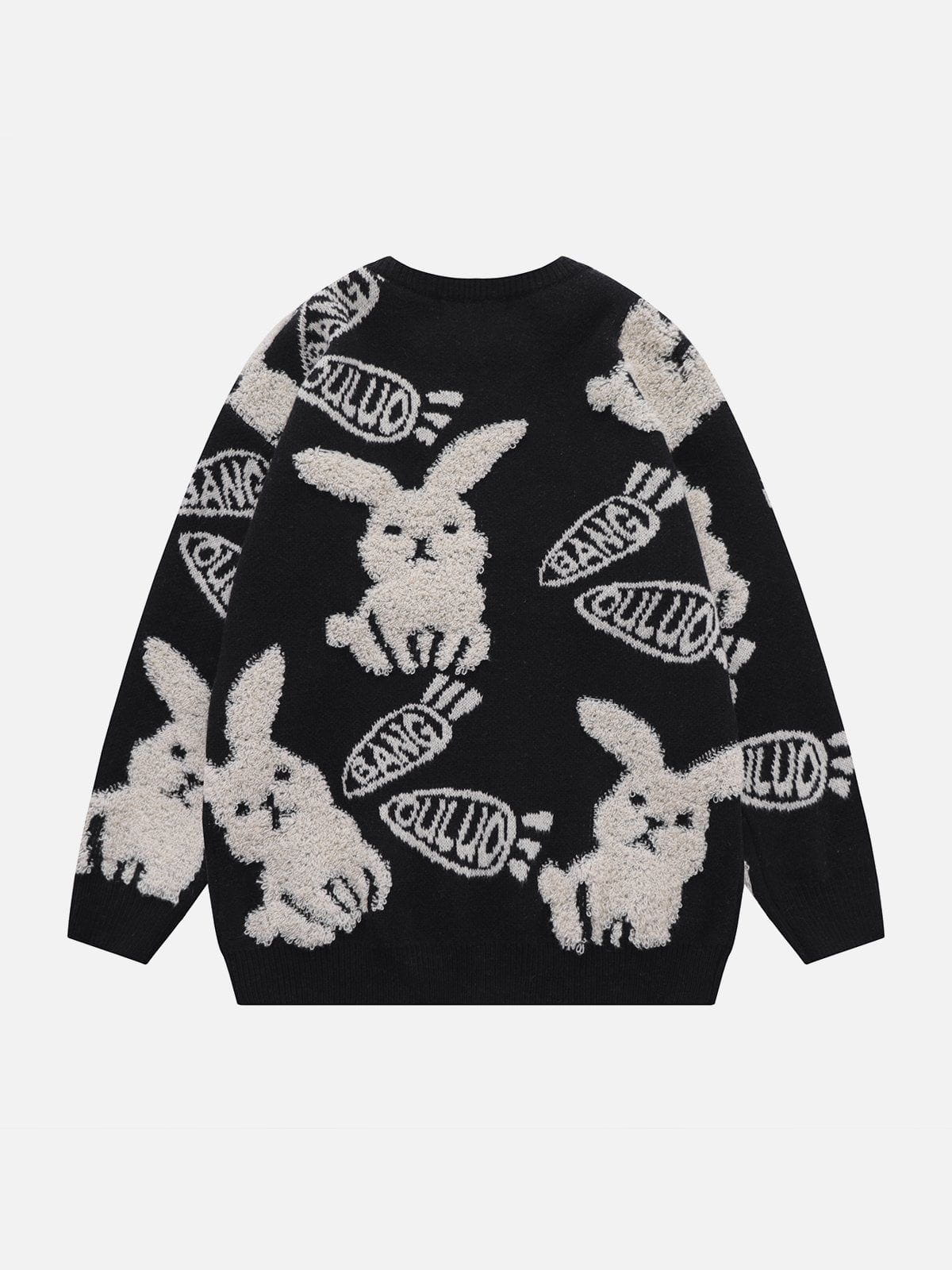 Eprezzy® - Flocking Rabbit Knit Sweater Streetwear Fashion - eprezzy.com