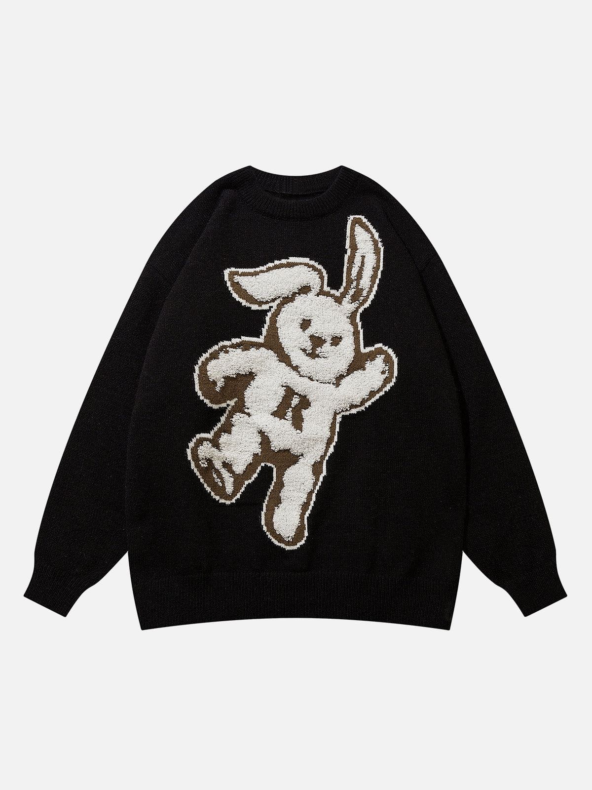 Eprezzy® - Flocking Rabbit Sweater Streetwear Fashion - eprezzy.com