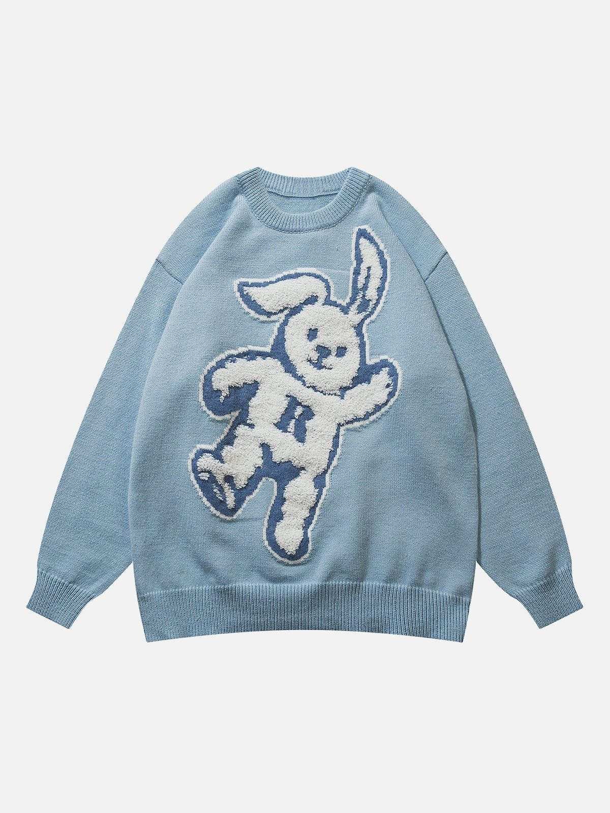 Eprezzy® - Flocking Rabbit Sweater Streetwear Fashion - eprezzy.com