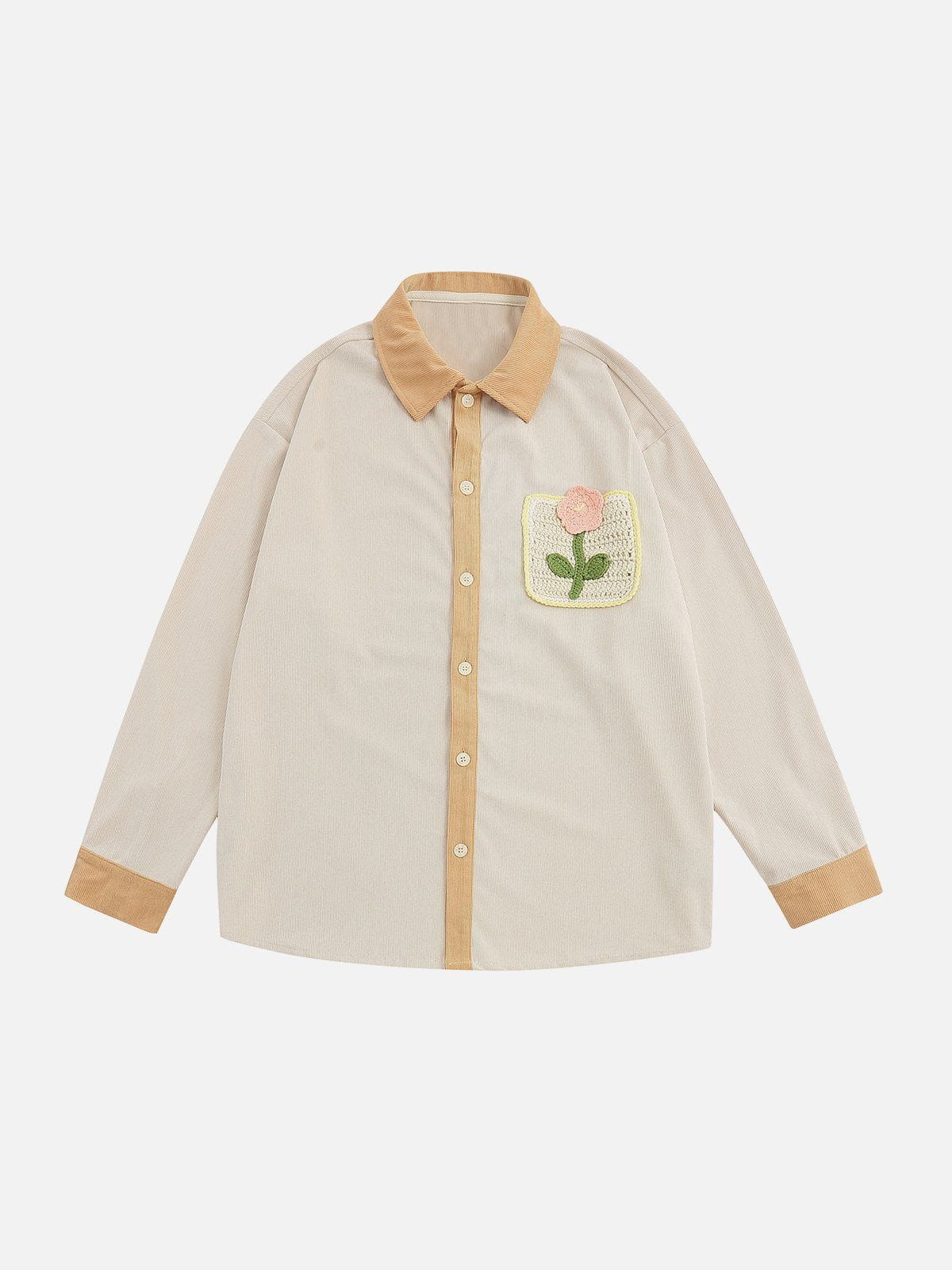 Eprezzy® - Flower Long-Sleeved Shirt Streetwear Fashion - eprezzy.com