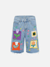 Eprezzy® - Flowers Patchwork Shorts Streetwear Fashion - eprezzy.com
