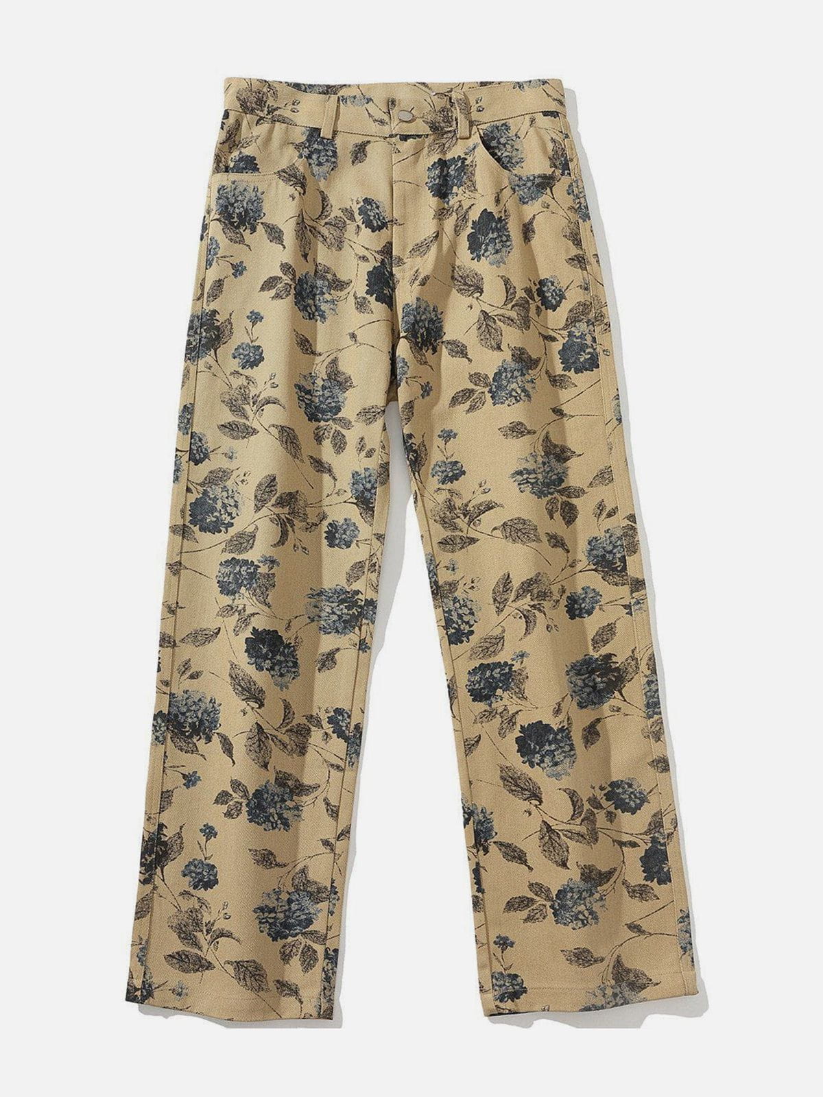 Eprezzy® - Full Flower Print Pants Streetwear Fashion - eprezzy.com