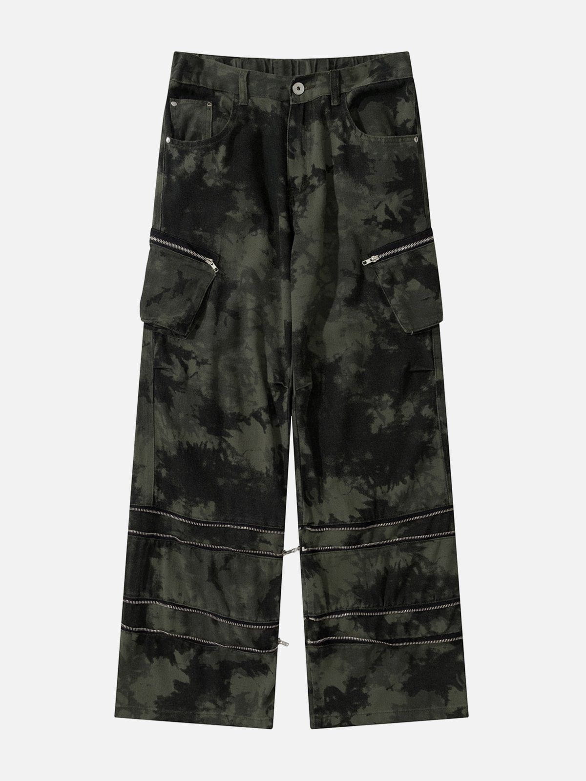 Eprezzy® - Functional Multi-pocket Zipper Design Camouflage Cargo Pants Streetwear Fashion - eprezzy.com