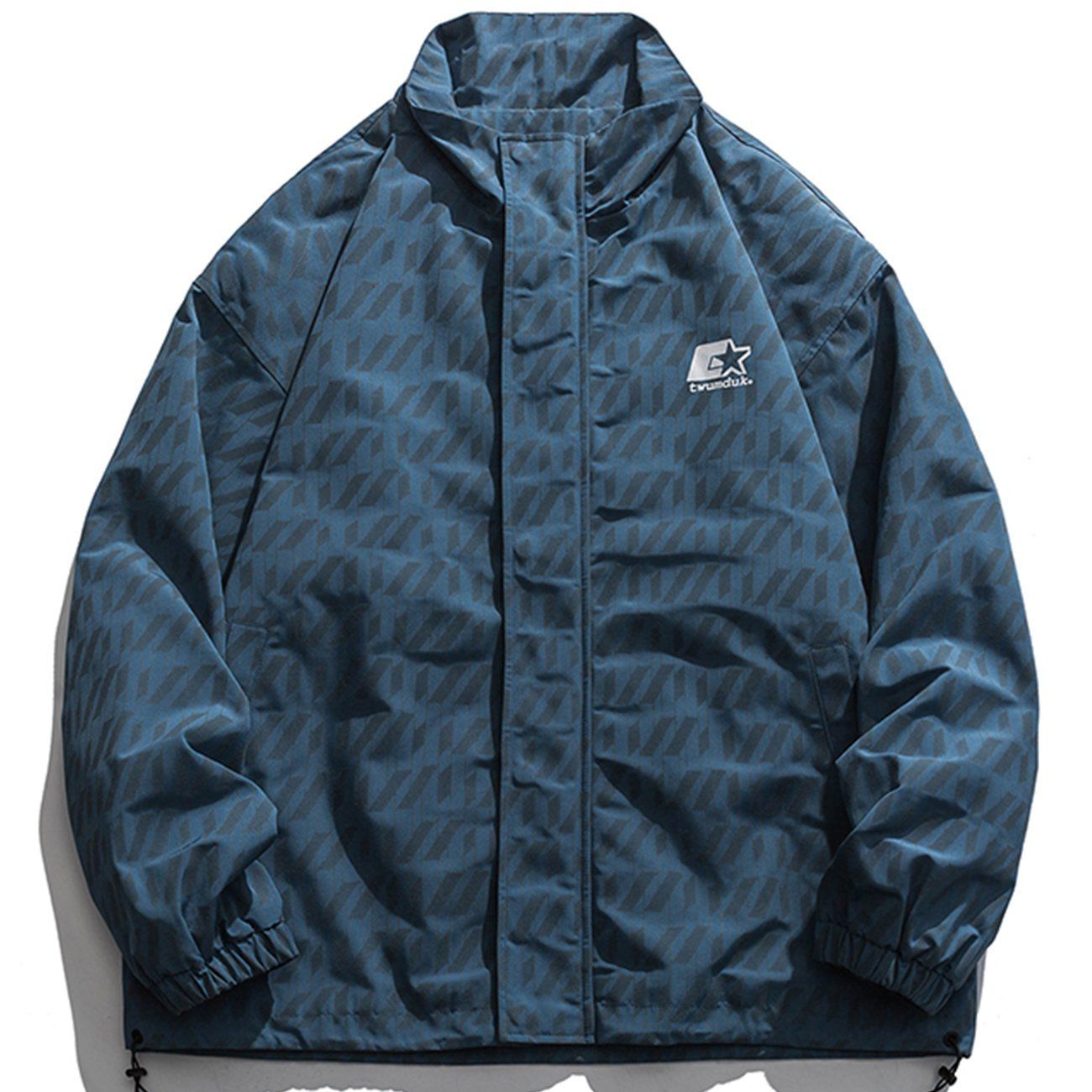 Eprezzy® - Geometric Pattern Print Jacket Streetwear Fashion - eprezzy.com