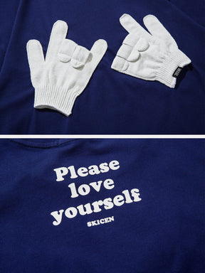 Eprezzy® - Gloves Gestures Graphic Tee Streetwear Fashion - eprezzy.com
