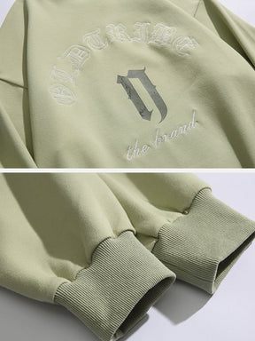 Eprezzy® - Gothic Lettering Embroidered Sweatshirt Streetwear Fashion - eprezzy.com