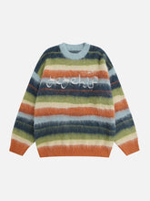 Eprezzy® - Gradient Clashing Colors Sweater Streetwear Fashion - eprezzy.com