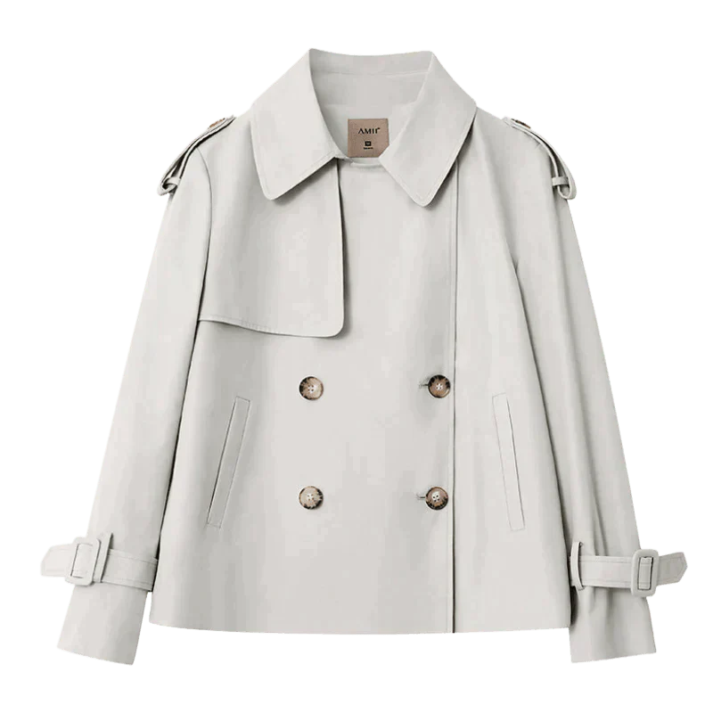 Eprezzy® - Gray Trench Coat Streetwear Fashion - eprezzy.com