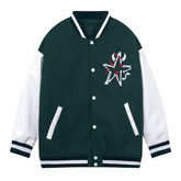 Eprezzy® - Green Flower Varsity Jacket Streetwear Fashion - eprezzy.com