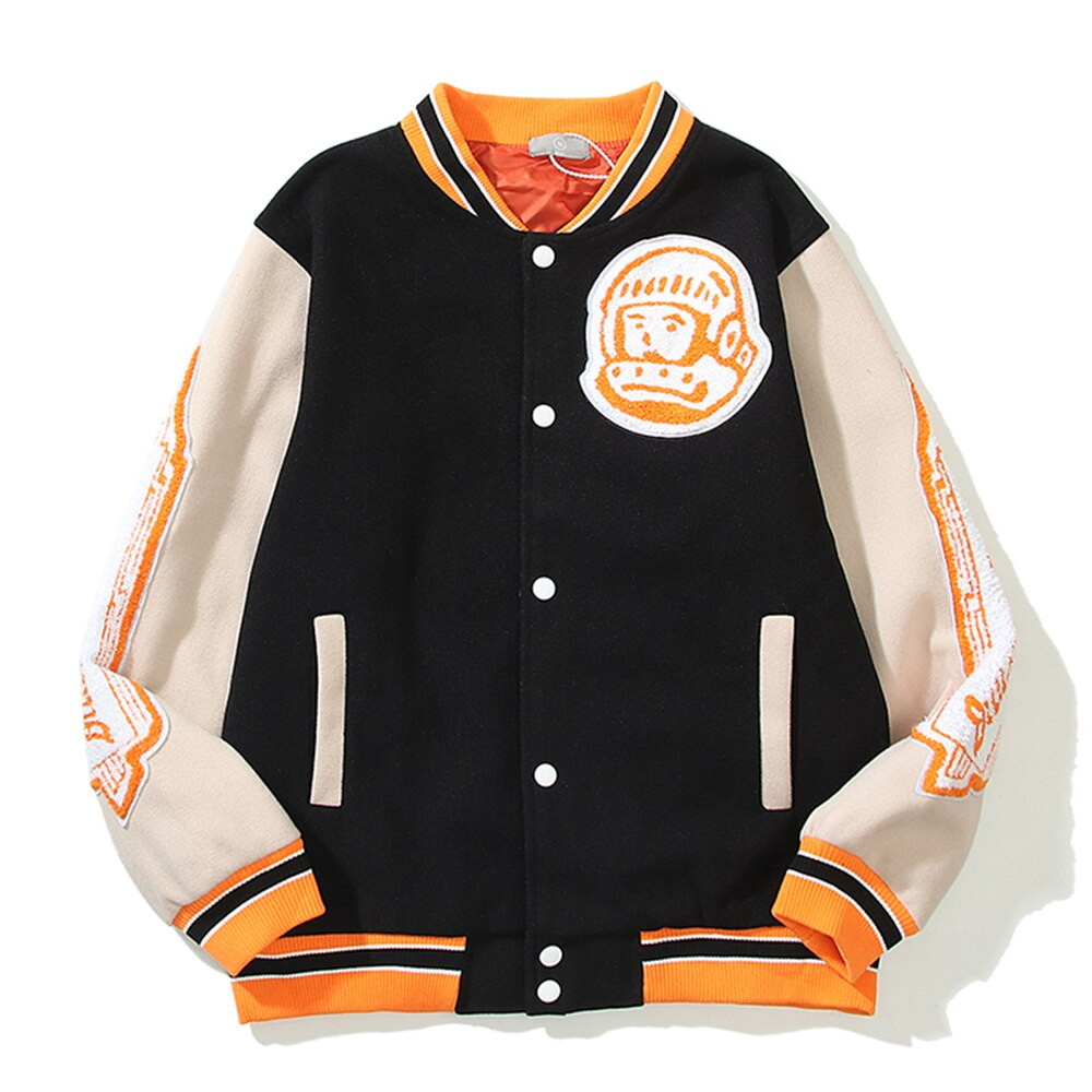 Eprezzy® - HEART MIND Orange Jacket Streetwear Fashion - eprezzy.com