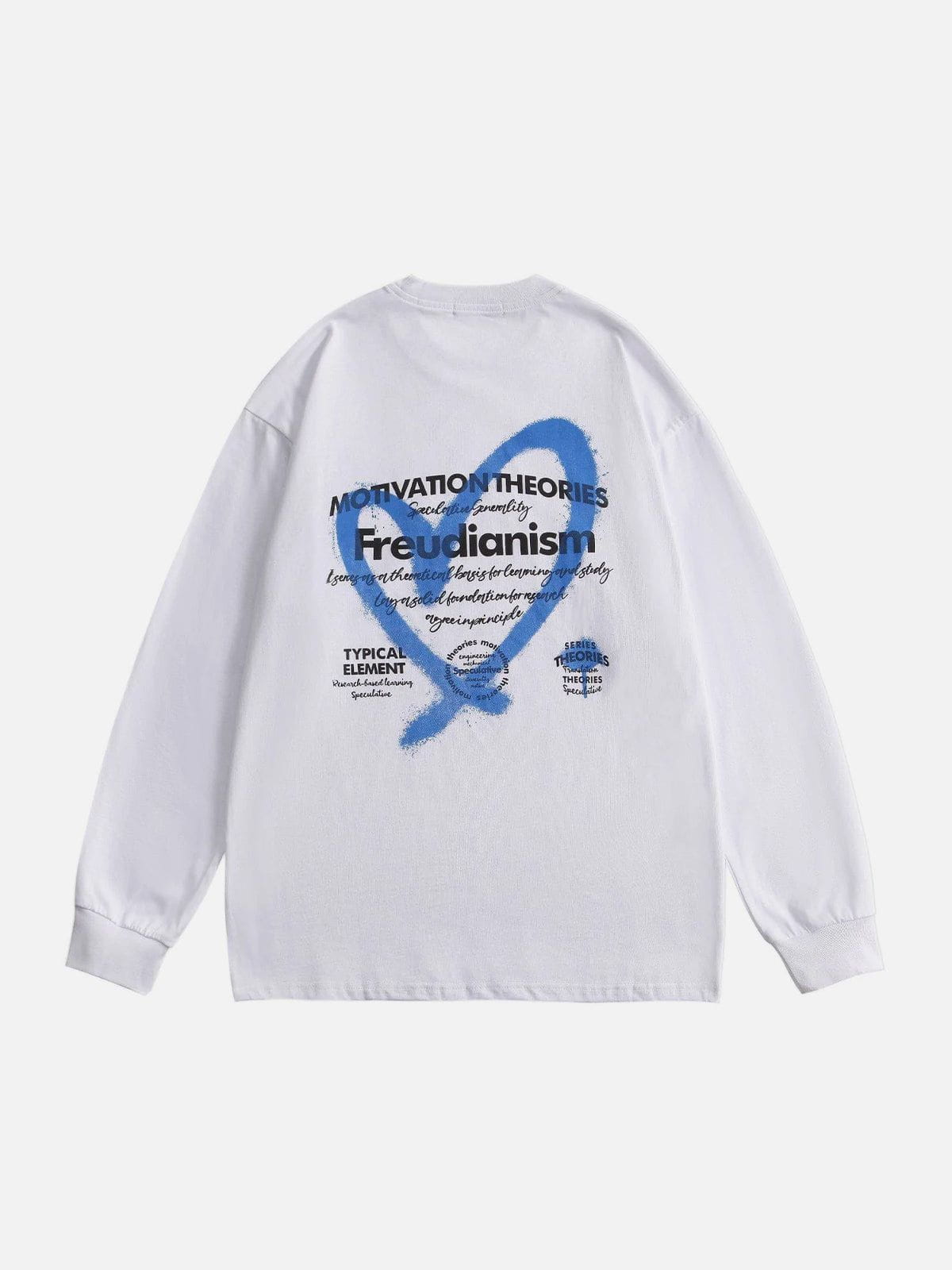 Eprezzy® - Hand-painted Love Print Sweatshirt Streetwear Fashion - eprezzy.com