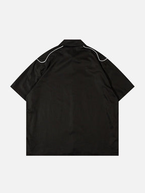Eprezzy® - Heart Print Dice Short Sleeve Shirts Streetwear Fashion - eprezzy.com