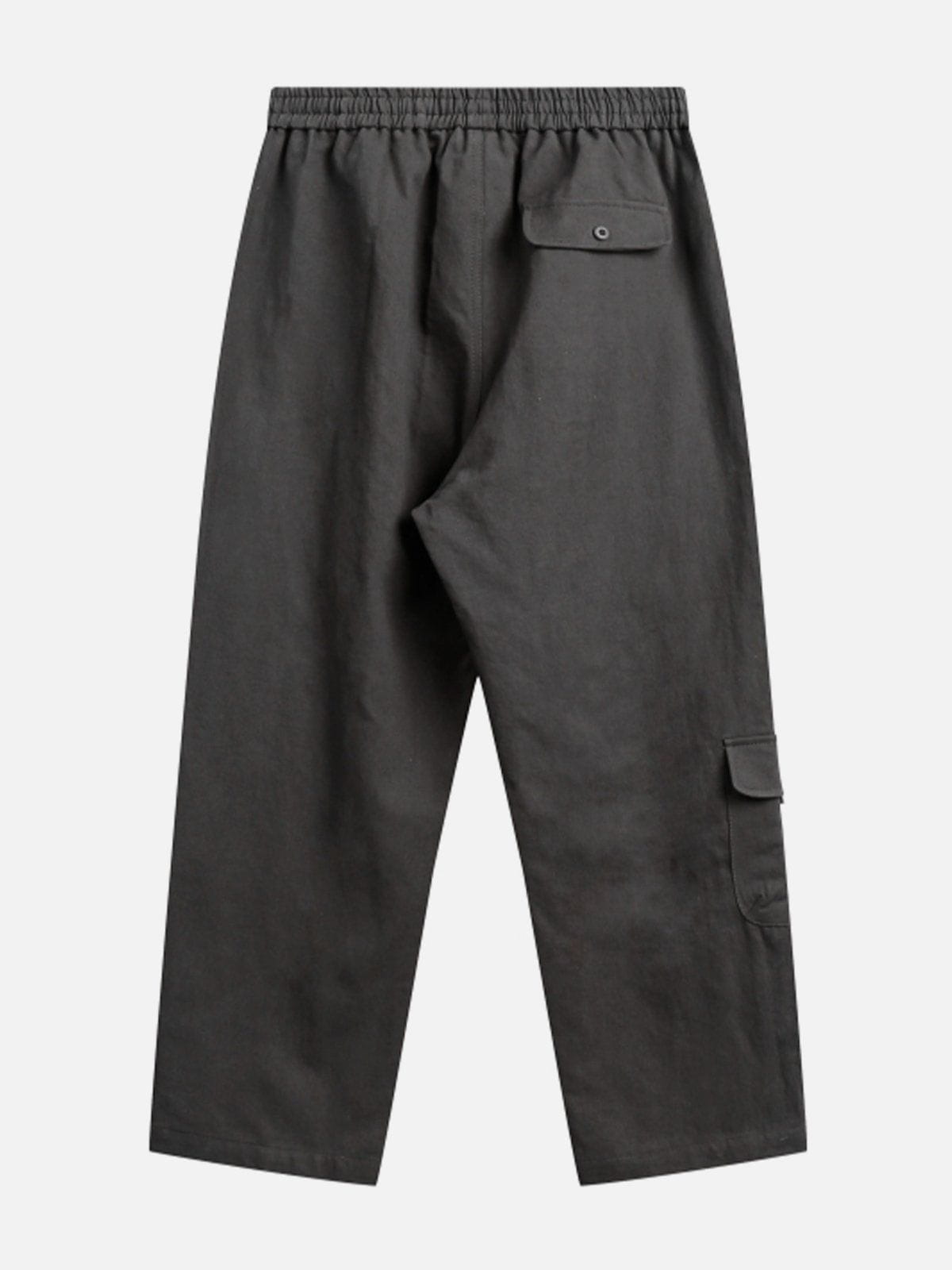 Eprezzy® - Irregular Pocket Design Cargo Pants Streetwear Fashion - eprezzy.com