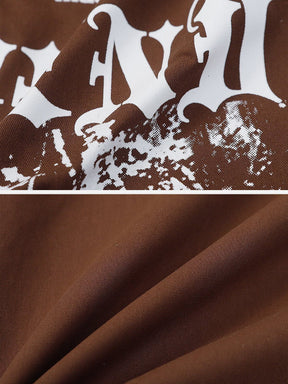 Eprezzy® - Irregular Print Short Sleeve Shirts Streetwear Fashion - eprezzy.com