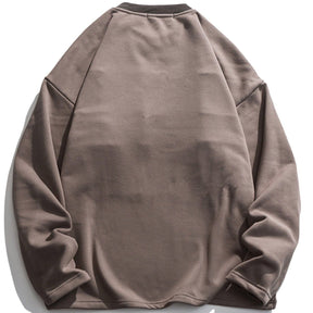 Eprezzy® - Irregular Stitching Sweatshirt Streetwear Fashion - eprezzy.com