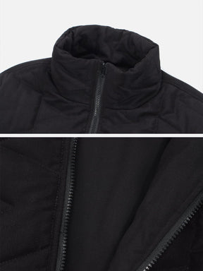 Eprezzy® - Koi Pattern Label Solid Color Jackets Streetwear Fashion - eprezzy.com