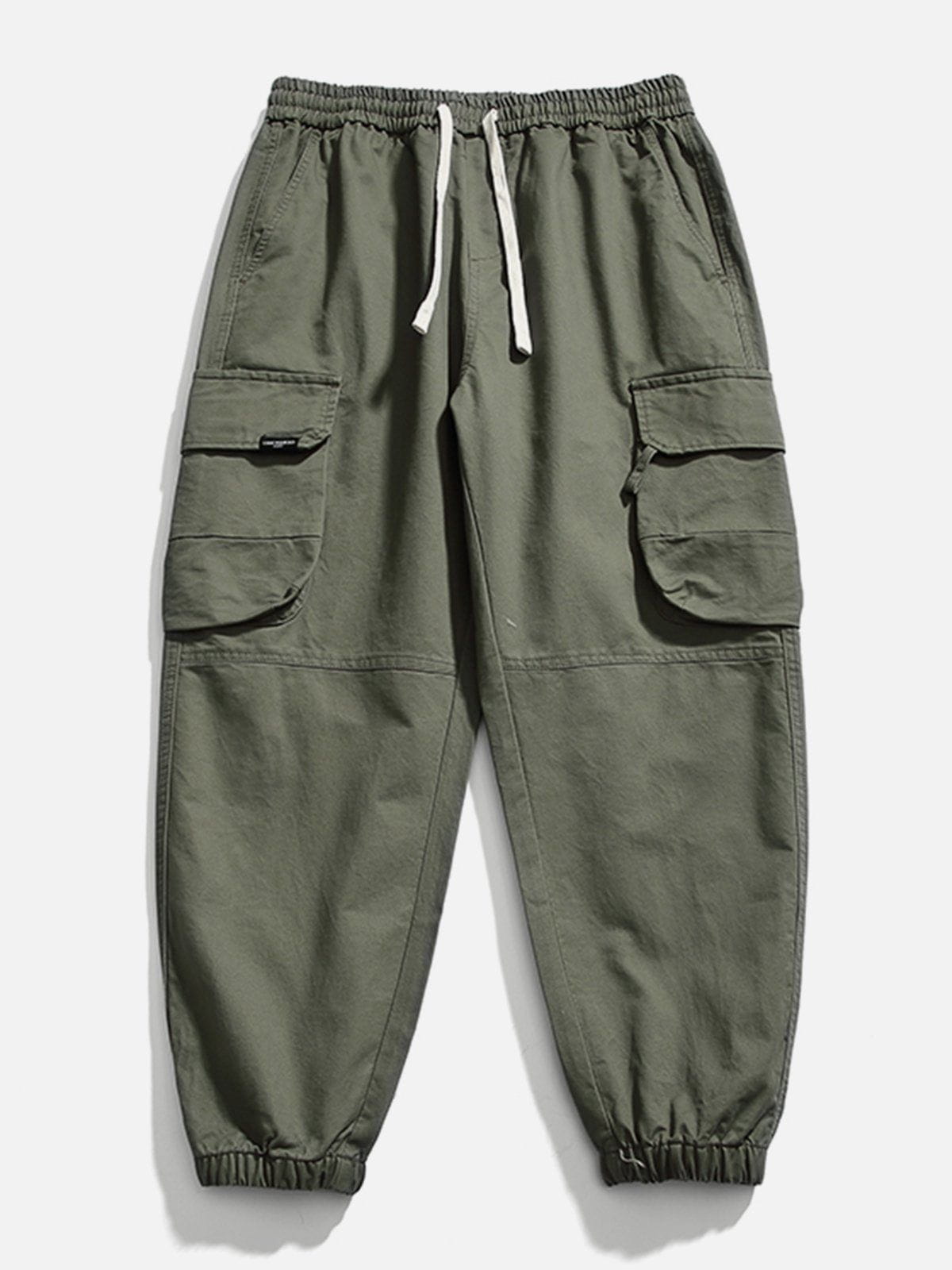 Eprezzy® - Large Multiple Pockets Bound Feet Cargo Pants Streetwear Fashion - eprezzy.com