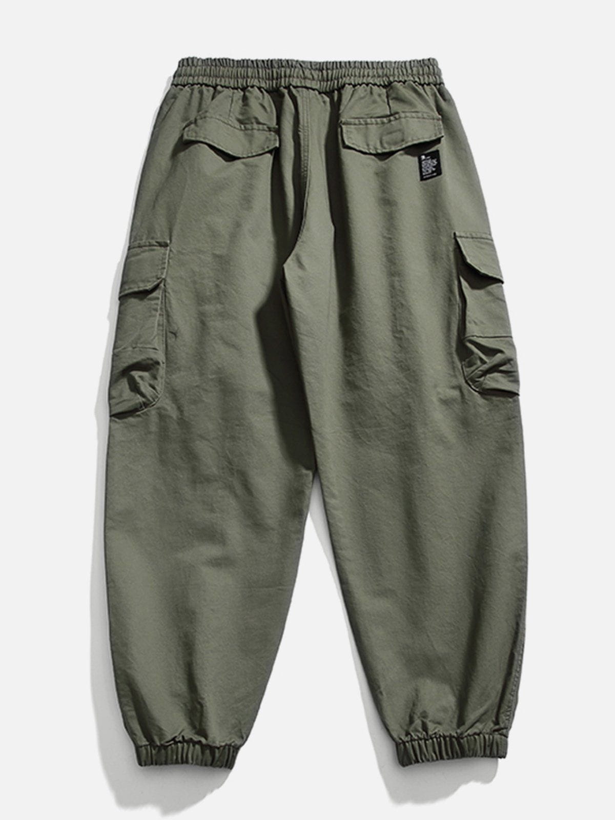 Eprezzy® - Large Multiple Pockets Bound Feet Cargo Pants Streetwear Fashion - eprezzy.com