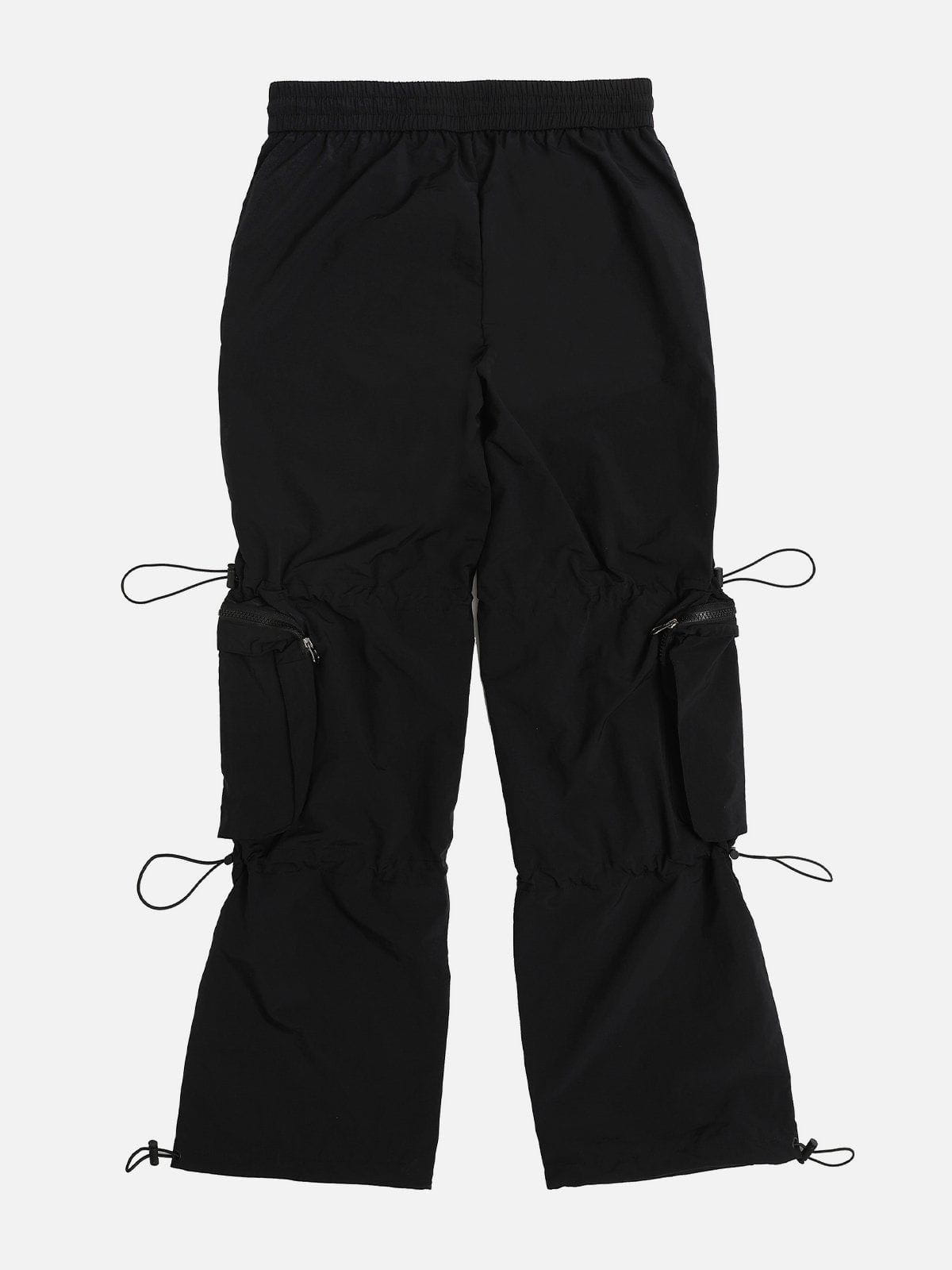 Eprezzy® - Large Multiple Pockets Drawstring Decoration Cargo Pants Streetwear Fashion - eprezzy.com