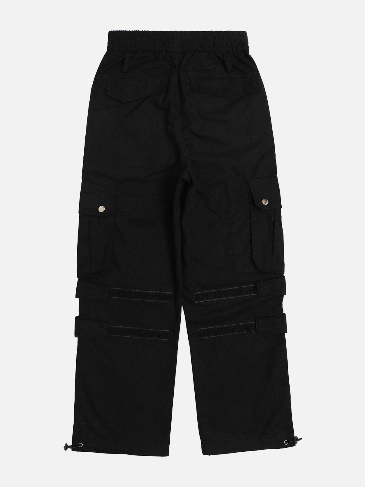 Eprezzy® - Large Multiple Pockets Velcro Cargo Pants Streetwear Fashion - eprezzy.com
