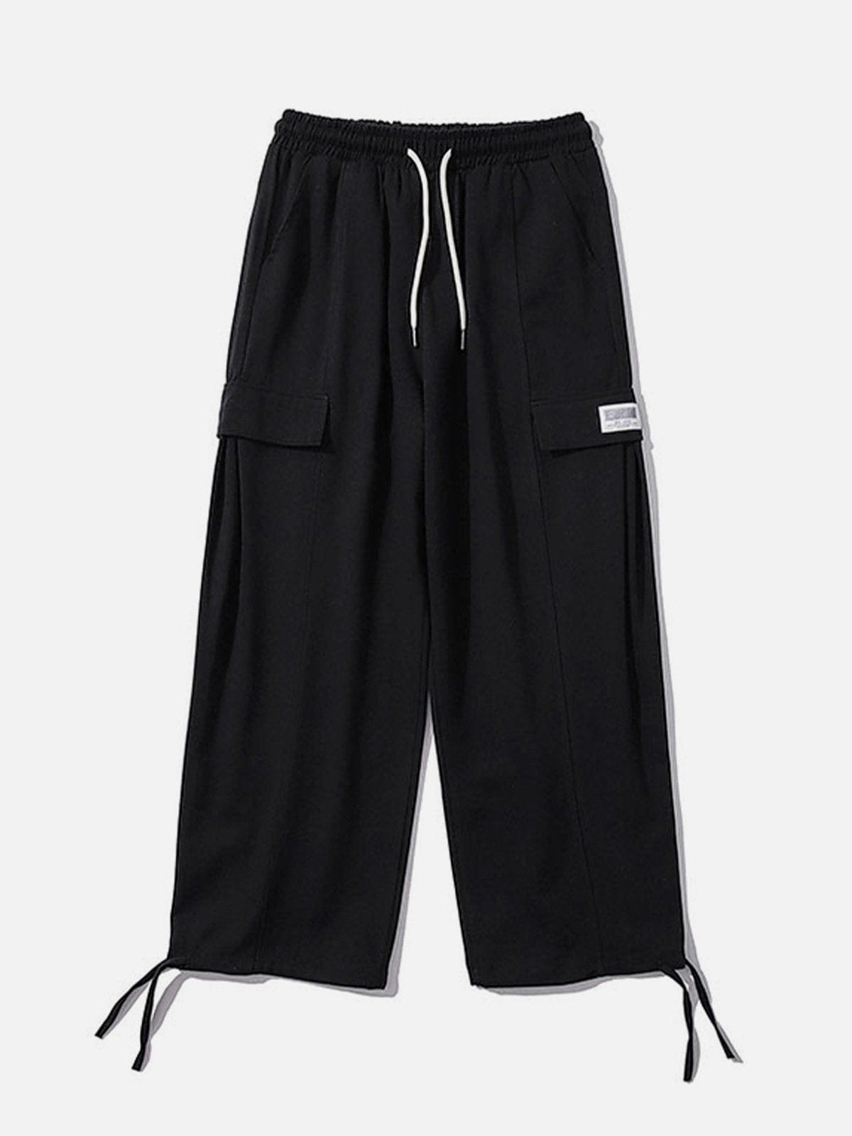 Eprezzy® - Large Pocket Drawstring Cargo Pants Streetwear Fashion - eprezzy.com