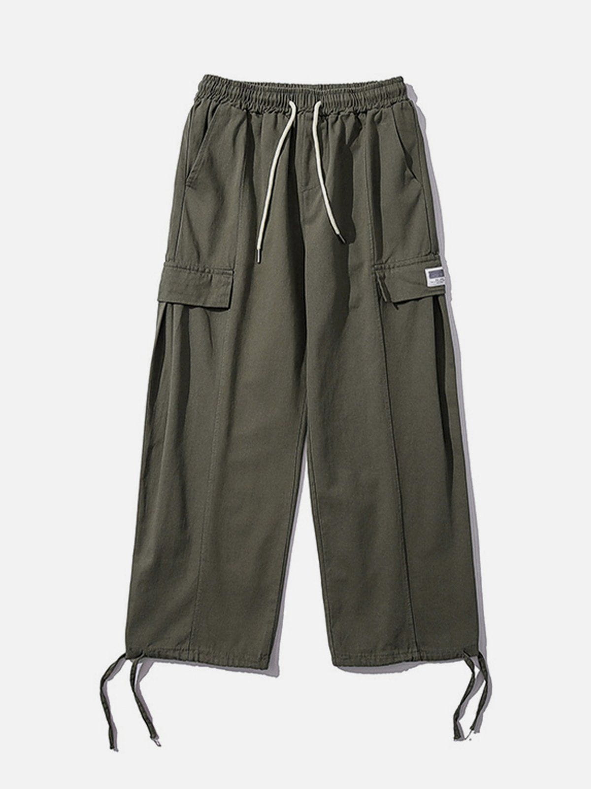 Eprezzy® - Large Pocket Drawstring Cargo Pants Streetwear Fashion - eprezzy.com