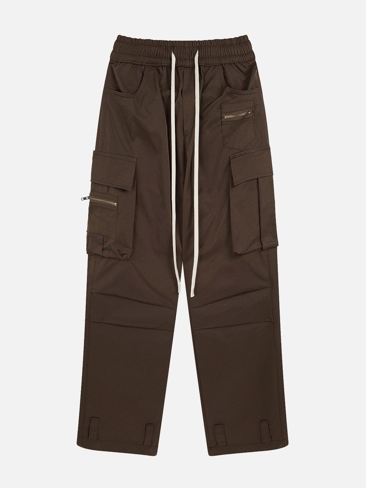 Eprezzy® - Large Pocket Pleated Cargo Pants Streetwear Fashion - eprezzy.com