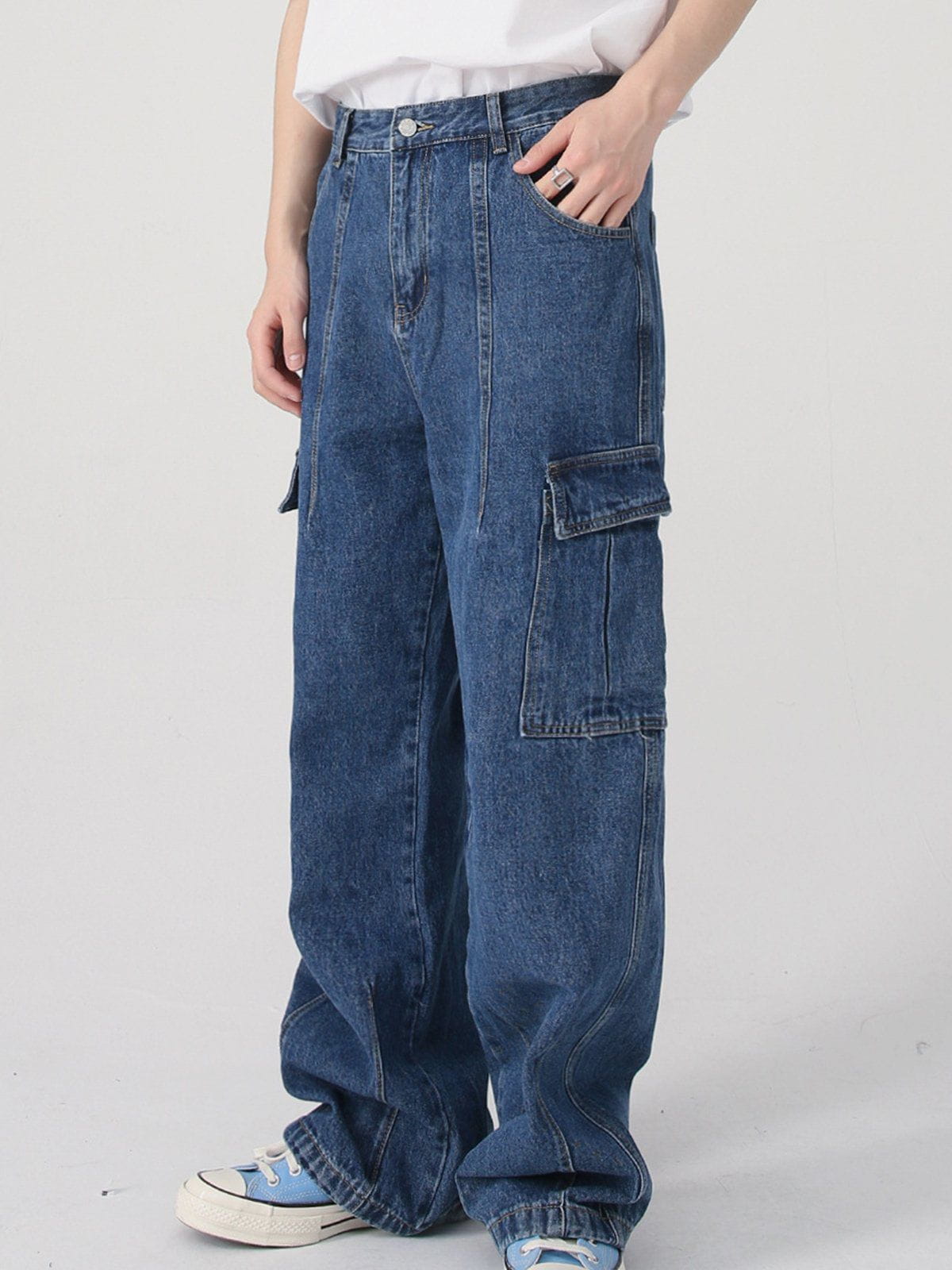 Eprezzy® - Large Pockets Jeans Streetwear Fashion - eprezzy.com