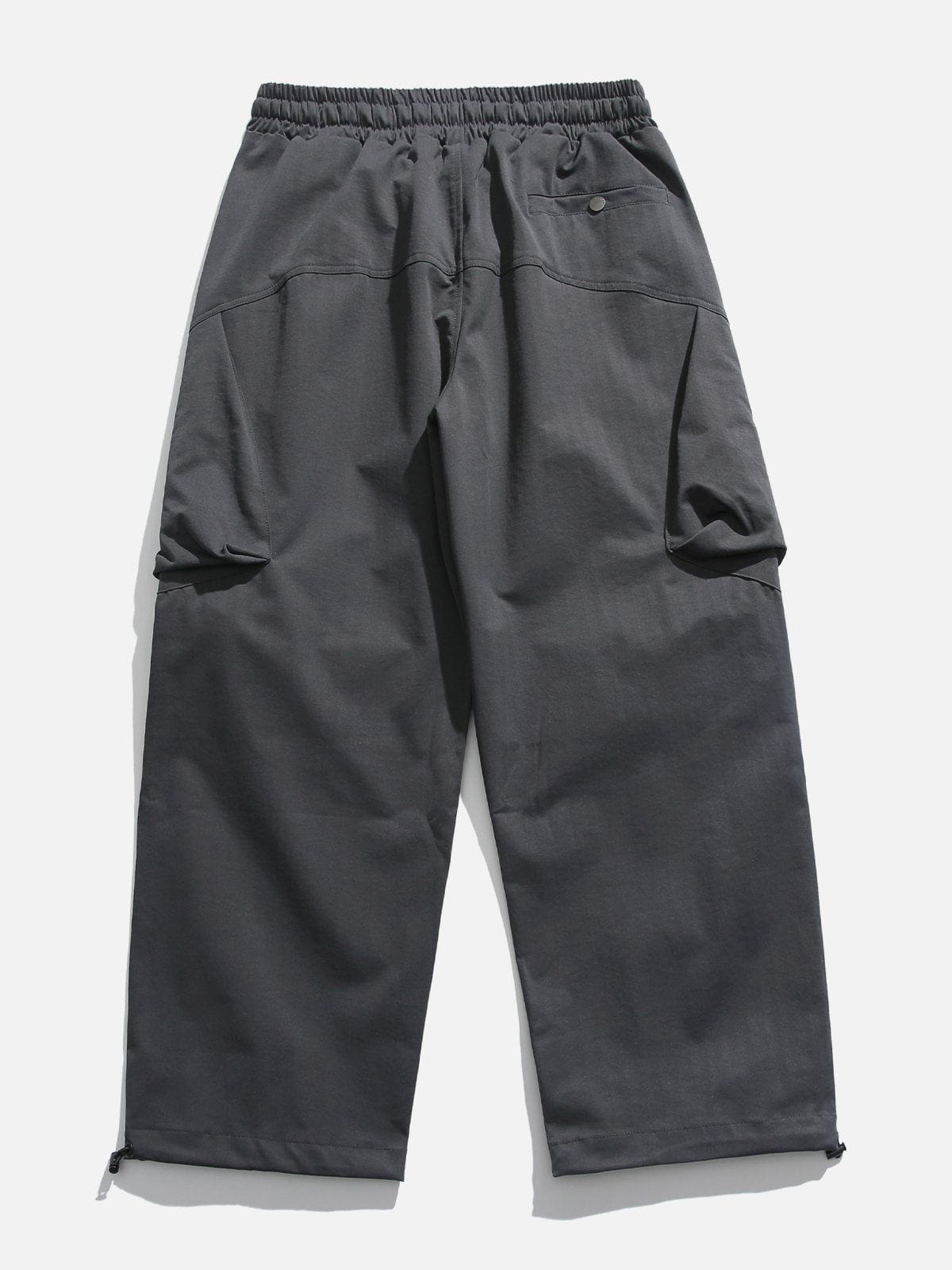 Eprezzy® - Large Pockets Pleats Design Cargo Pants Streetwear Fashion - eprezzy.com