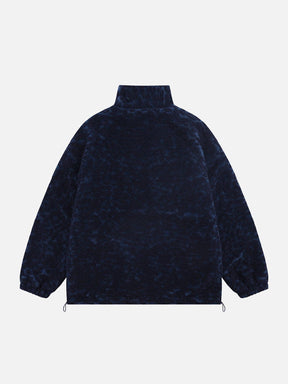 Eprezzy® - Leopard Print Flocked Sherpa Coat Streetwear Fashion - eprezzy.com