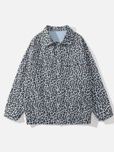 Eprezzy® - Leopard Print Lapel Jacket Streetwear Fashion - eprezzy.com