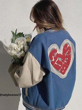 Eprezzy® - Letter Love Foaming Varsity Jacket Streetwear Fashion - eprezzy.com